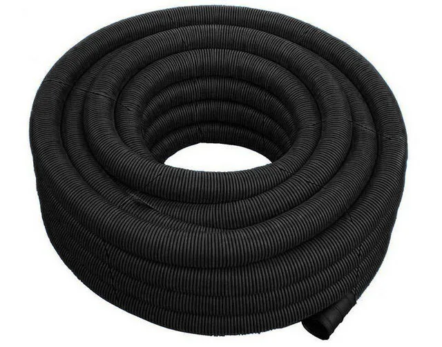 Tubo de Drenagem Ø160 PE D/P SN2 Rolo 25m