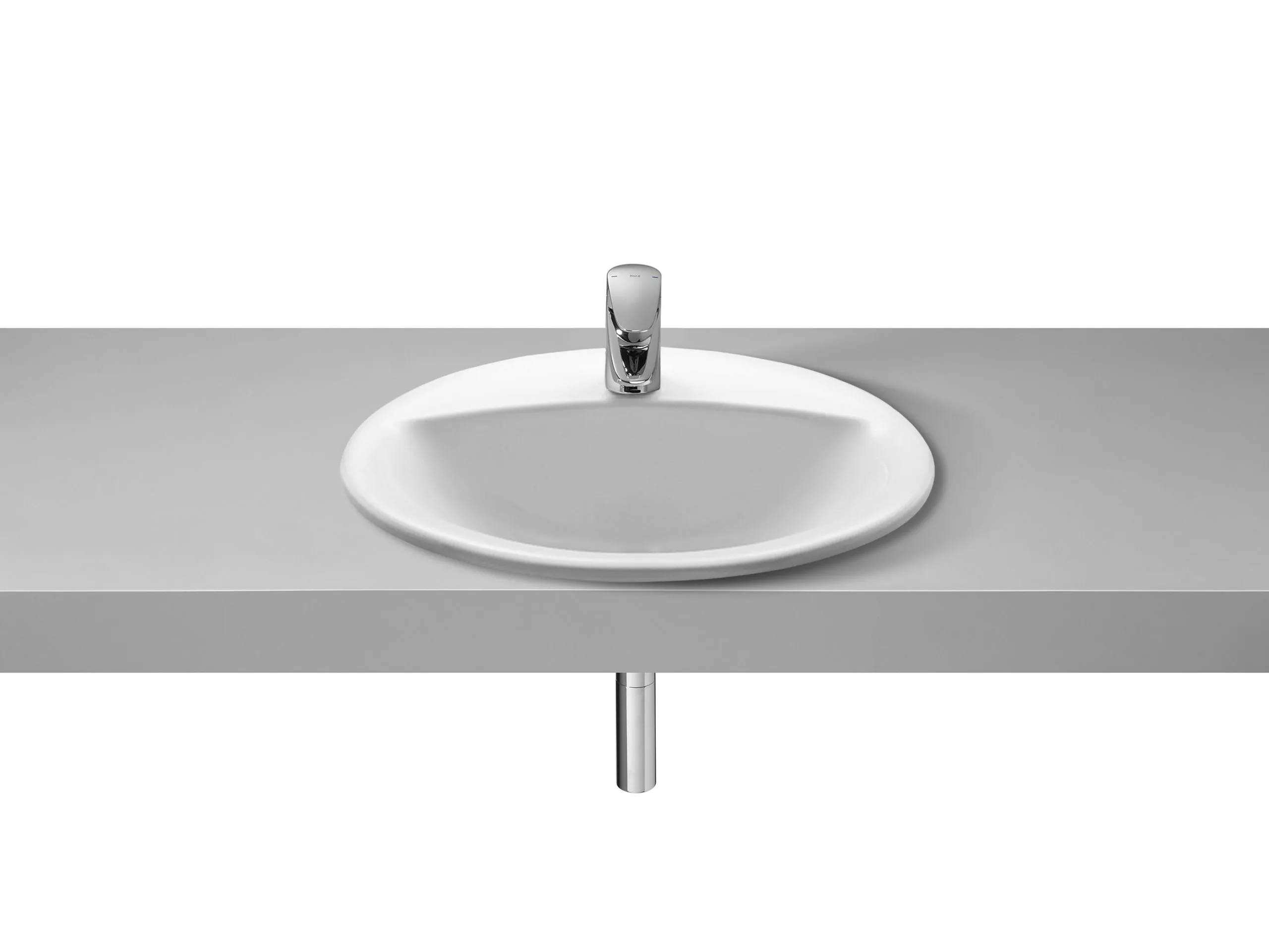 Lavatório Rodeo Roca 52x41cm Encastrar Branco A327866000