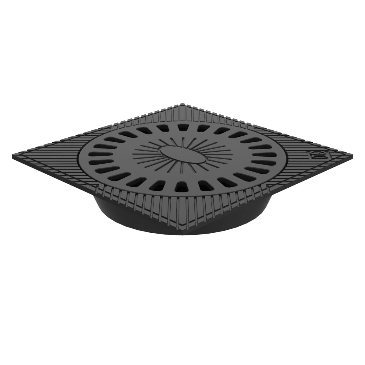 Ralo de Fundição 30x30x10cm B-55 Fabregas