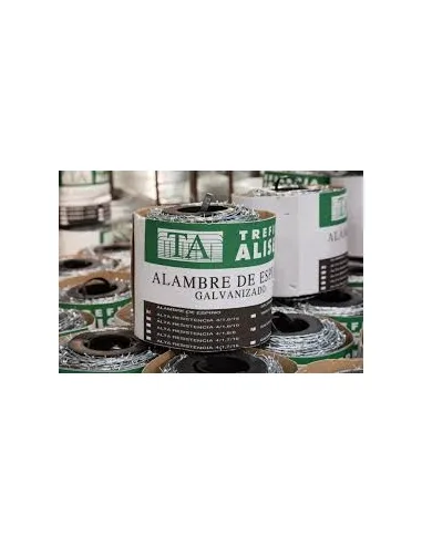 Arame Farpado Galvanizado Gado 13/8 250m Aliseda