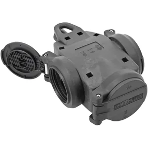 Base Industrial 3 Tomadas Hepoluz 16A 250V - Image 2