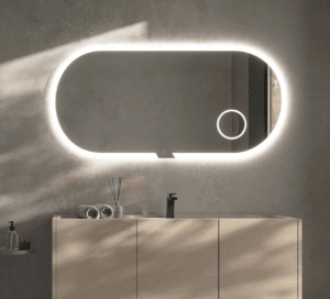 Espelho Eliptico Indiana Retroiluminado Ledimex