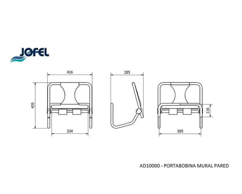 Dispensador de Papel de Parede Industrial Jofel - Image 2