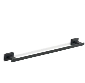 Toalheiro Atena 45cm Preto Mate Gedy