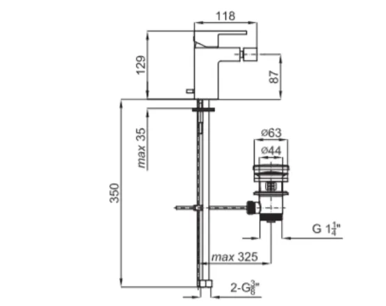 Torneira Bidé Acro N 100123635 Noken - Image 2