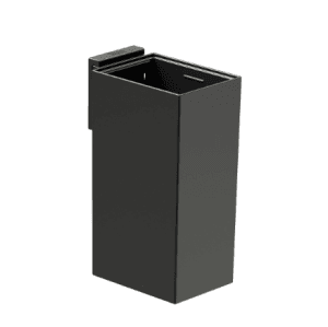 Copo de Parede Rubik Roca - Preto Mate