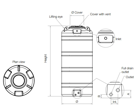 Rototec Depósito Vertical de Superfície V5000 5050L - Image 2