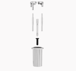 Kit de Botão Duplo Longo para Mecanismo de Descarga D2D e D4D AH0001700R Roca